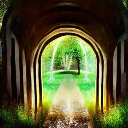 Image similar to a gateway between dreams