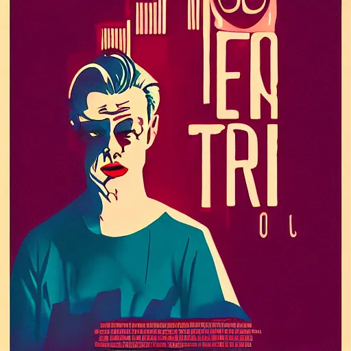 Image similar to vertigo movie poster digital illustration