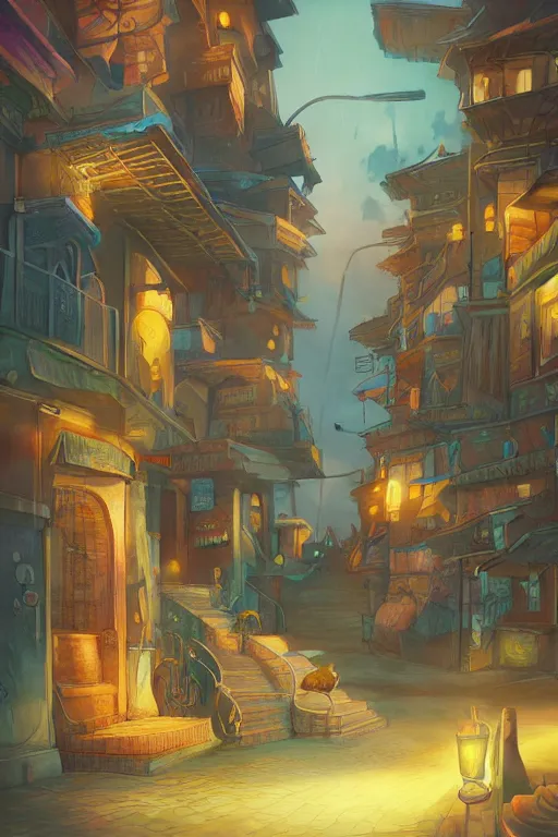 Prompt: zagayud, city in cat body, realistic, art by jacqueline e, color by tafy laplanche, background by bo feng lin
