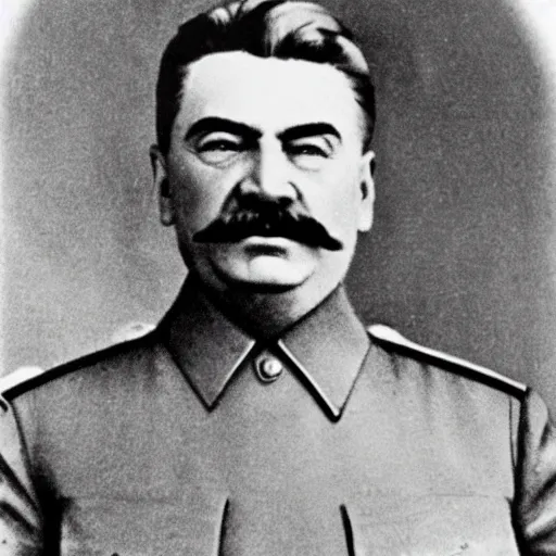 Image similar to Joseph Stalin McDonald's manager