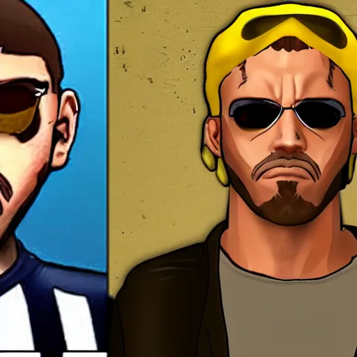 Image similar to Carl Jonson from GTA San Andreas looks like jojo