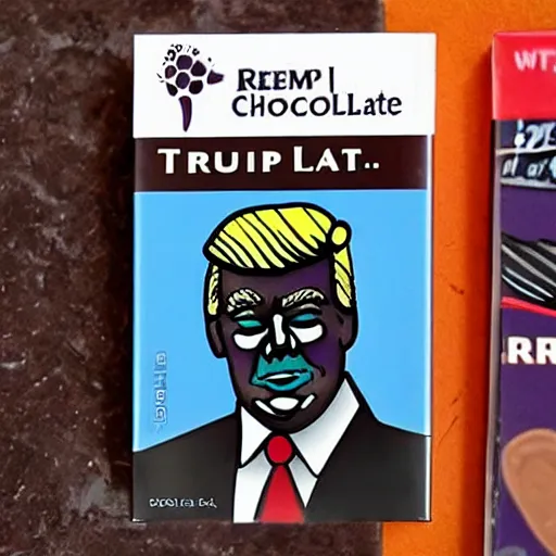 Image similar to dark chocolate trump relief