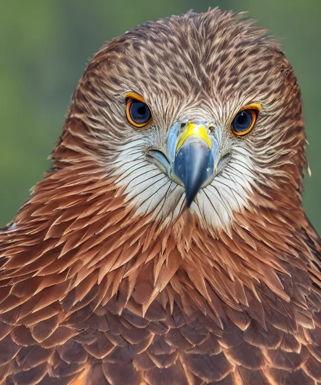 Prompt: realistic, photograph of a red kite bird, 4 k, hd, nature photography, wildlife photography