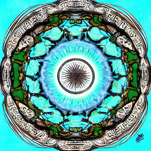 Image similar to as above so below, as below so above, digital art, high quality