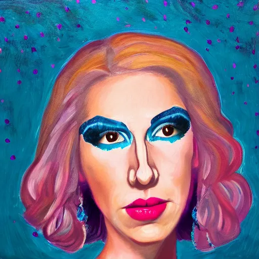 Prompt: portrait of natalie wynn contrapoints, classic painting