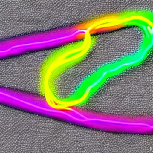 Image similar to neon tapeworm