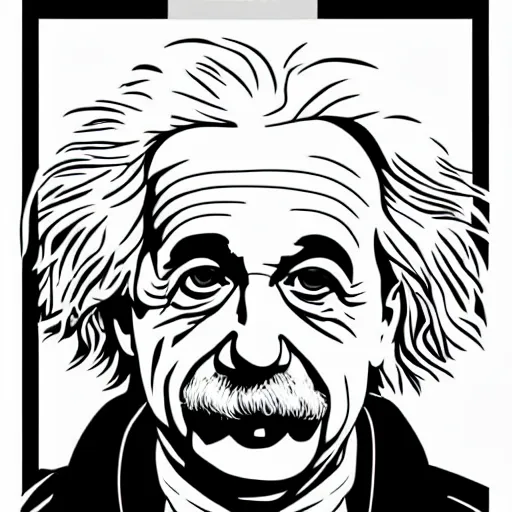 Image similar to portrait of albert einstein by laurie greasley, cg society