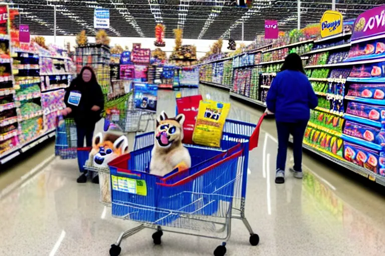 Image similar to photo of fursonas for sale at walmart on black friday