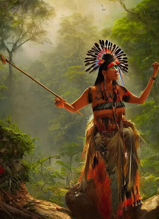 A Tribal Teenage Girl is Walking in the Woods To Fetch Water in a Brass  Pitcher Stock Image - Image of expression, real: 243248247