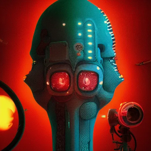 Image similar to portrait of a squid monster astronaut, in a 1970s livingroom , full body portrait, well lit, intricate abstract. cyberpunk, intricate artwork, by Tooth Wu, wlop, beeple. octane render, trending on artstation, greg rutkowski very coherent symmetrical artwork. cinematic, hyper realism, high detail, octane render, 8k, minimalistic, hyperrealistic surrealism, award winning masterpiece with incredible details, a surreal vaporwave liminal space, highly detailed, trending on ArtStation