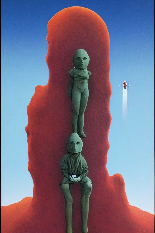 Prompt: Mac Gyver (1985), retro vintage movie poster, 2D matte illustration, Beksinkski, Moebius, Frank Frazetta
