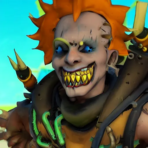 Image similar to junkrat from the video game overwatch