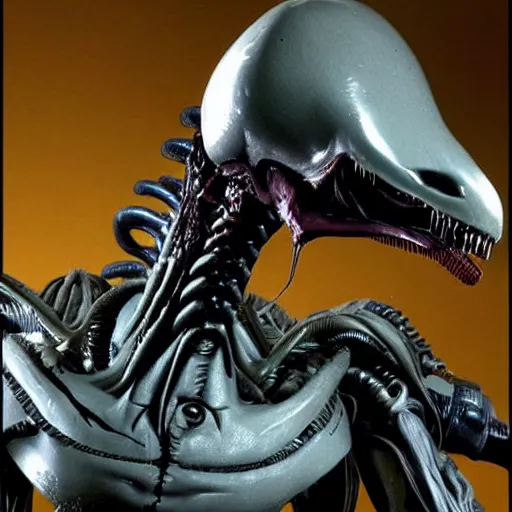 Prompt: xenomorph designed by jim henson.