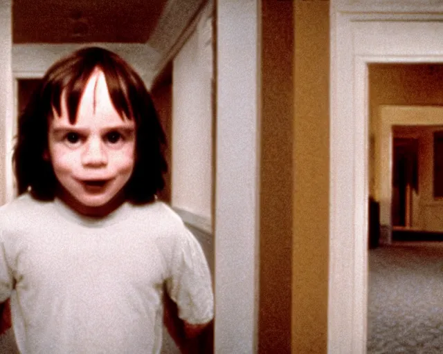 Image similar to movie still from the shining