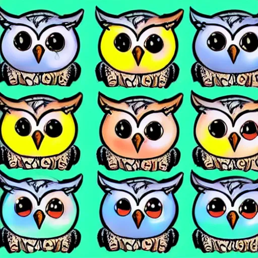 Prompt: How to draw an owl in 6 steps