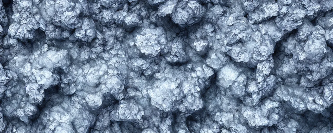 Image similar to ” rocky asteroid covered in ice crystals, [ by wlop, cinematic, detailed, epic, widescreen, opening, establishing, mattepainting, photorealistic, realistic textures, octane render ] ”