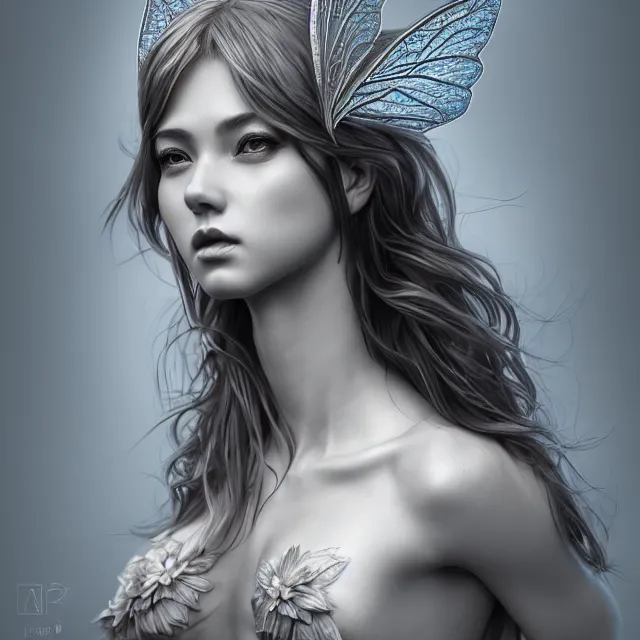 Prompt: full body pose, beautiful adult pot head fairy, highly detailed, 4 k, hdr, smooth, sharp focus, high resolution, award - winning photo, artgerm, photorealistic