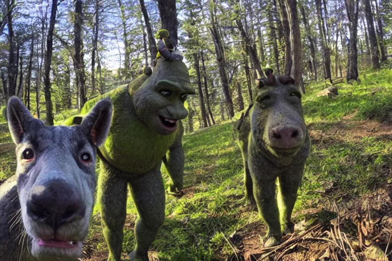 Image similar to shrek trail cam