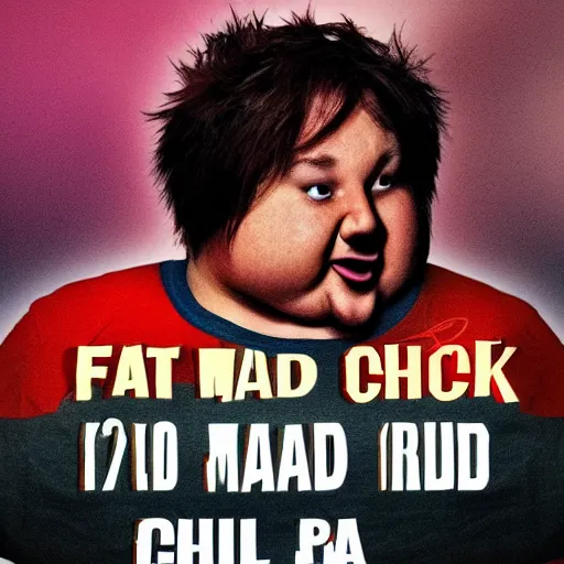 Image similar to fat chuck is mad