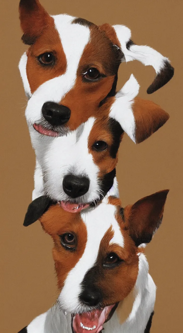 Image similar to portrait of a smiling jack russel terrior