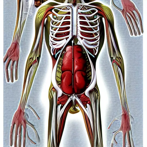 Image similar to biological anatomical diagram of a minion labelling its anatomy and organs