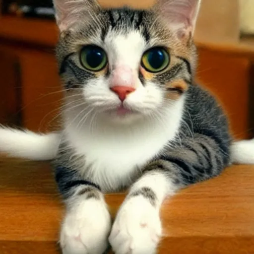 Image similar to The cutest cat in the world