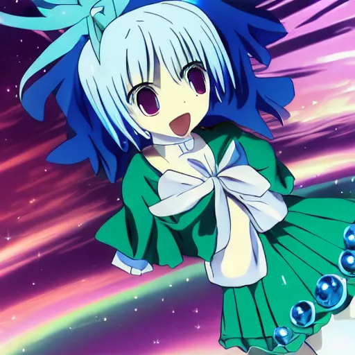 Prompt: Internet Image Of Cirno. Gelbooru Anime Image, Sankakucomplex Anime Image, Rated: Safe, Shuushuu Anime Image, Safebooru Anime Image, Best Anime Konachan 4k Wallpaper