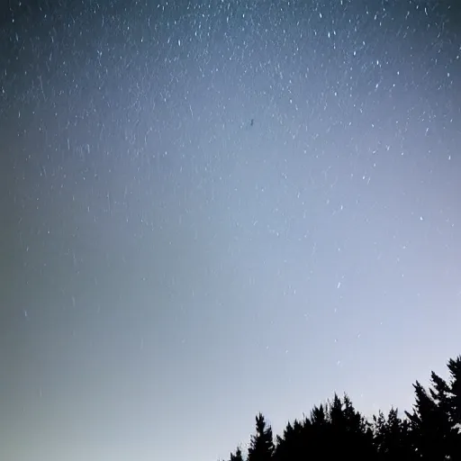 Image similar to still drama of the night sky. long term exposure.