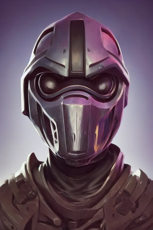 Image similar to epic mask helmet robot ninja portrait stylized as fornite style game design fanart by concept artist gervasio canda, behance hd by jesper ejsing, by rhads, makoto shinkai and lois van baarle, ilya kuvshinov, rossdraws global illumination radiating a glowing aura global illumination ray tracing hdr render in unreal engine 5