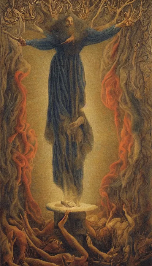 Prompt: the magician, tarot, by agostino arrivabene