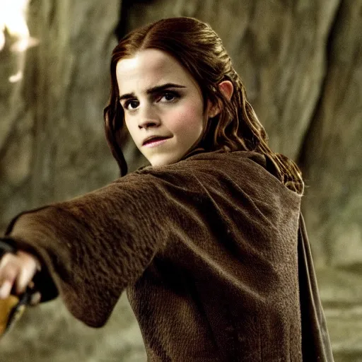 Image similar to emma watson in lord of the rings