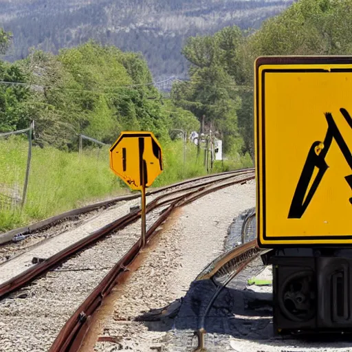 Prompt: Exoskeletal junction at the railroad delayed