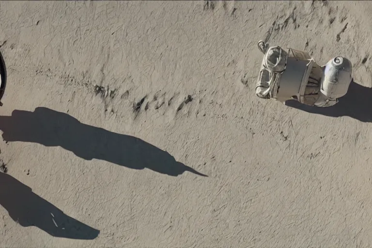 Image similar to vfx movie clean futuristic sci - fi action scene closeup spacex mars citizen by emmanuel lubezki