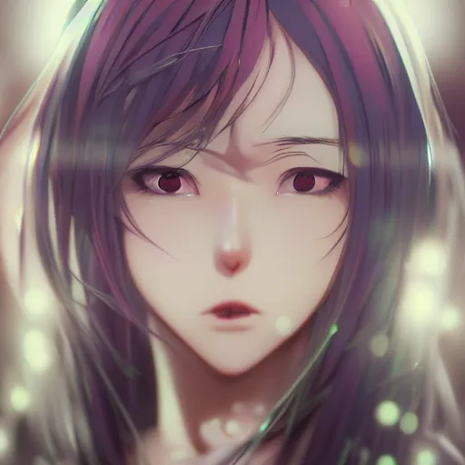 Prompt: photorealistic dramatic anime girl render, detailed face, colorful, atmosphere cinematic, by wlop, by ilyu kuvshinov, soft shadows, be concept art, super detailed, unreal engine 5, octane render, 8 k, super realistic, ufotable studio art style, global illumination, trending in pixiv, japanese light novel cover, visual novel