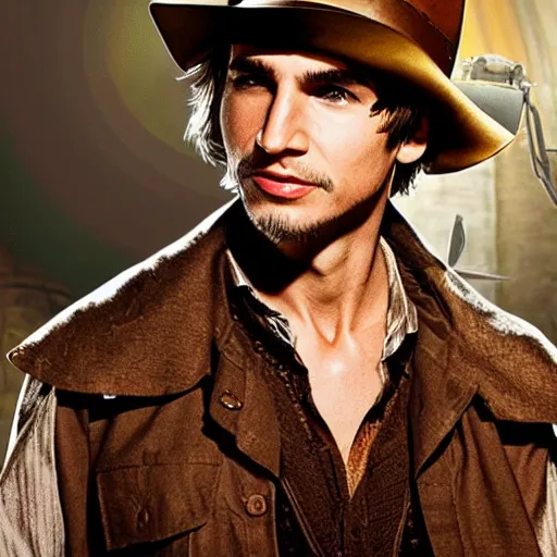 Image similar to xqc as indiana jones