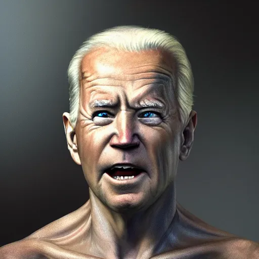 Prompt: hyperrealistic mixed media high resolution painting of Joe Biden Gollum skulking in a dark cave, stunning 3d render inspired art by Jamie Salmon and István Sándorfi and Unreal Engine and Greg Rutkowski, perfect facial symmetry, realistic flesh, dim volumetric lighting, 8k octane beautifully detailed render, full body shot, post-processing, extremely hyper-detailed, intricate, epic composition, highly detailed attributes, highly detailed atmosphere, cinematic lighting, masterpiece, trending on artstation, very very detailed, masterpiece, stunning, flawless completion, lifelike texture, perfection,