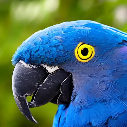 Prompt: hyacinth macaw parrot