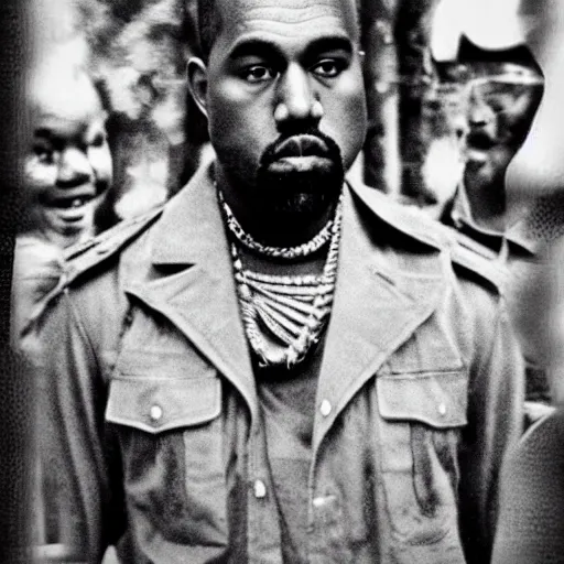 Prompt: “Kanye in Vietnam, historical photograph, award winning”