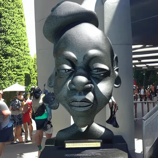 Image similar to jayz sculpture found at disney world