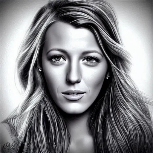 Prompt: “Blake lively, beautiful, highly detailed portrait, photorealistic, ultra detailed, 3d, cartoon, Up”
