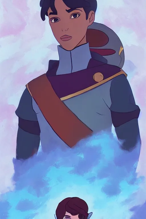 Prompt: Prince Callum from The Dragon Prince, solo portrait 🎨🖌️