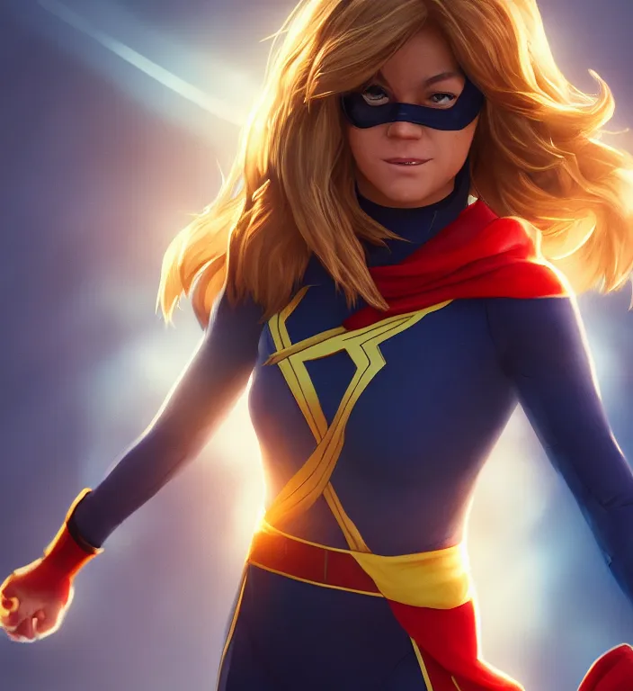 Prompt: portrait art of ms. marvel 8k ultra realistic , lens flare, atmosphere, glow, detailed,intricate, full of colour, cinematic lighting, trending on artstation, 4k, hyperrealistic, focused, extreme details,unreal engine 5, cinematic, masterpiece