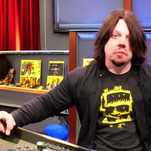 Image similar to arin hanson doing what he does best