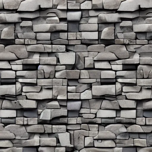 Prompt: stylized stone cladding texture by fortiche - trending on artstation and fanny vergne and michael vicente, arcane 8 k