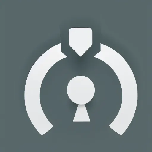 Prompt: a minimalist logo for secret darksearch netstalking project
