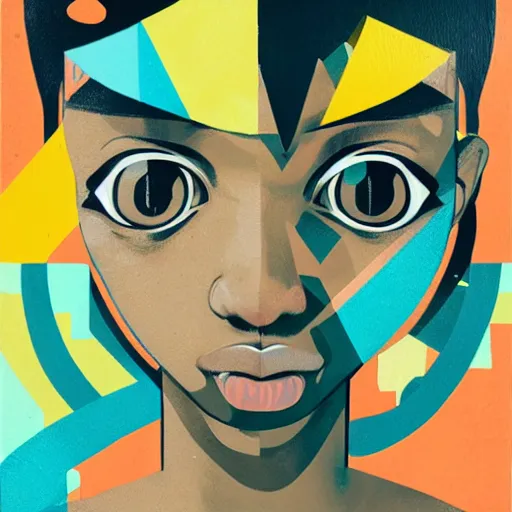 Image similar to Jamaica profile picture by Sachin Teng, asymmetrical, Organic Painting , Matte Painting, geometric shapes, hard edges, graffiti, street art:2 by Sachin Teng:4