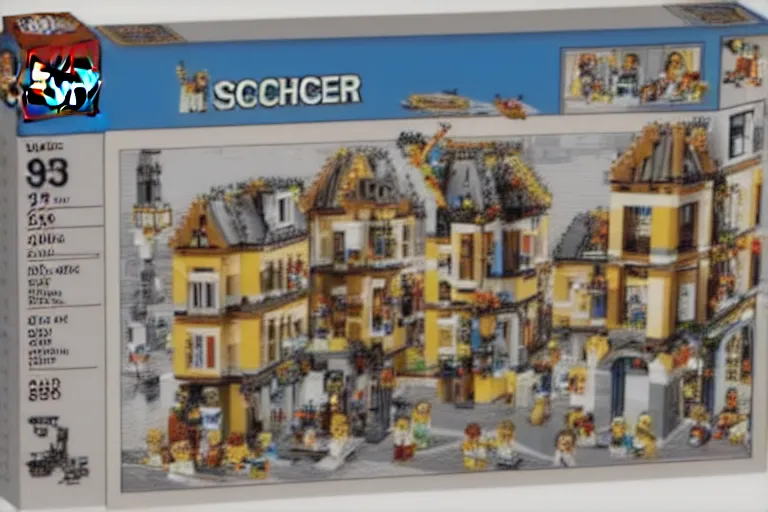 Image similar to mc escher 1 9 8 5 lego set