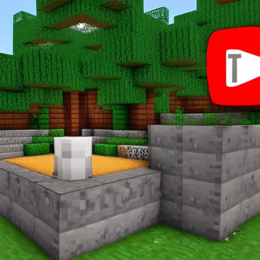 Image similar to youtube minecraft thumbnail