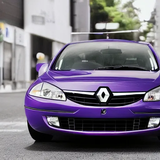 Image similar to renault laguna customized in tokyo, japanese style custom, lightning, wide angle view