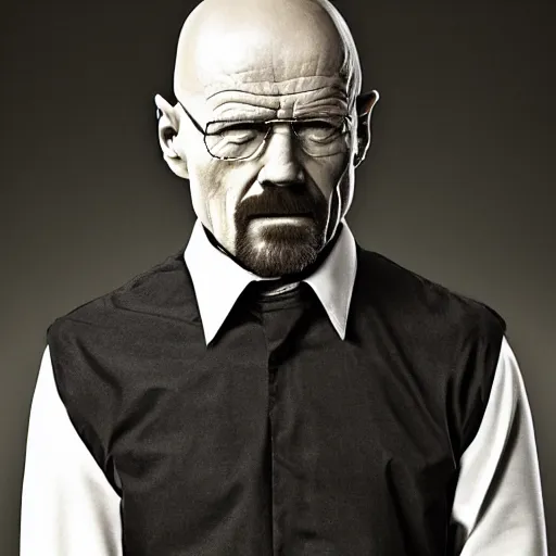 Image similar to walter white as giga chad